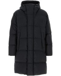 Herno - Black Nylon Blend Down Jacket - Lyst