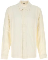 Séfr - Ivory Crepe Sense Shirt - Lyst