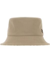 Burberry - Dove Stretch Canvas Reversible Bucket Hat - Lyst