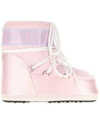 Moon Boot - Pastel Pink Fabric Icon Low Ankle Boots - Lyst