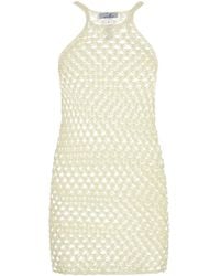 MY BEACHY SIDE - Ivory Crochet Mini Dress - Lyst