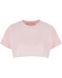 Givenchy - Pastel Cotton Crop-Top - Lyst