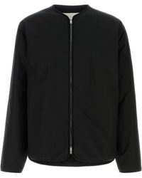 Jil Sander - Black Cotton Padded Jacket - Lyst