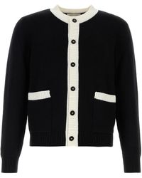 Ernest W. Baker - Black Wool Cardigan - Lyst