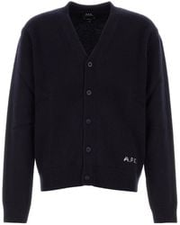 A.P.C. - Cardigan Kevin - Lyst