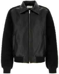 Random Identities - Black Synthetic Leather Jacket - Lyst