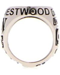 Vivienne Westwood - Silver Metal Lancelot Chevalier Ring - Lyst