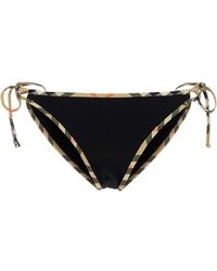 Burberry - Stretch Nylon Bikini Bottom - Lyst