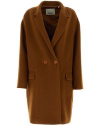 Isabel Marant - Caramel Wool Blend Efegozi Coat - Lyst