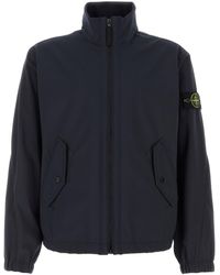 Stone Island - Mock Collar Jacket - Lyst