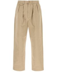 Polo Ralph Lauren - Pantalone in cotone beige - Lyst