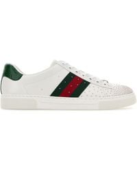 Gucci - Sneaker Ace Uomo Con Borchie E Dettaglio Web, Taglia - Lyst