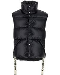 Khrisjoy - Nylon Sleeveless Puff Shiny Down Jacket - Lyst