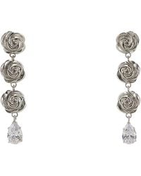 Magda Butrym - Silver Metal Earrings - Lyst