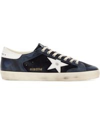Golden Goose - Deluxe Brand Leather And Suede Super Star Sneakers - Lyst