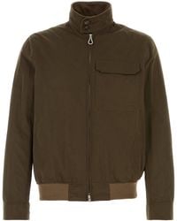 Paltò - Mud Cotton Blend Arturo Jacket - Lyst