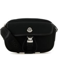 Moncler - Borsa a tracolla New Trick in tela nera - Lyst