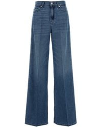 7 For All Mankind - Jeans dalla gamba ampia Lotta in denim stretch - Lyst