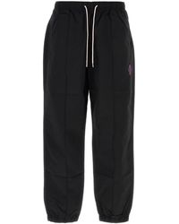 Marcelo Burlon - Pantalone in nylon nero - Lyst