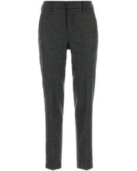 PT Torino - Embroidered Stretch Wool Blend Pant - Lyst