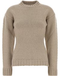 Jil Sander - Sand Cashmere Sweater - Lyst