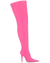 balenciaga over knee boots