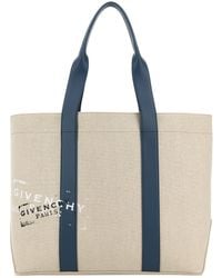 Givenchy - Sand Canvas Shopping Bag - Lyst