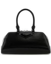 Givenchy - Borsa a mano Antigona East-West piccola in pelle nera - Lyst