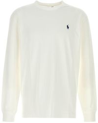 Polo Ralph Lauren - T-shirt in cotone bianco - Lyst