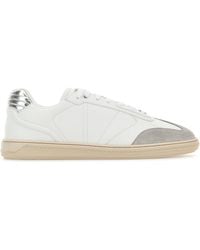 Versace - Leather Greca Court Sneakers - Lyst