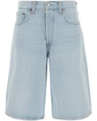 Agolde - Denim Ramona Bermuda Shorts - Lyst