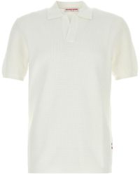 Orlebar Brown - White Viscose Blend Roddy Polo Shirt - Lyst