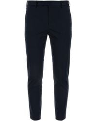 PT Torino - Black Stretch Cotton Pant - Lyst