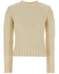 A.P.C. - Ivory Wool Court Sweater - Lyst