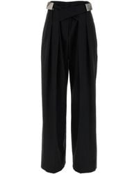The Attico - Gabardine Pant - Lyst