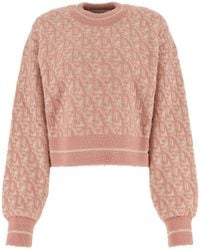 Palm Angels - Embroidered Nylon Blend Sweater - Lyst