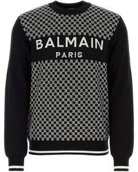 Balmain - Mini Monogram Sweater - Lyst