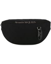 Alexander McQueen Synthetic Biker Skull Urban Belt Bag In Nylon 