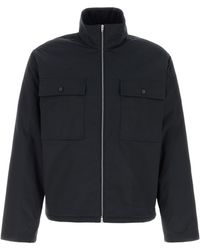 Jil Sander - Midnight Blue Polyester Jacket - Lyst