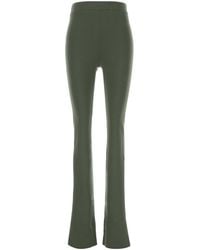 K-Way - Sage Green Scuba Flaggy leggings - Lyst