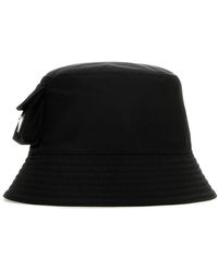 Prada - Cappello Bucket Con Logo - Lyst