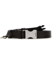 Prada - Cintura in pelle testa di moro - Lyst