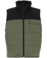 A.P.C. - Two-tone Stretch Polyester Doudoune Padded Jacket - Lyst
