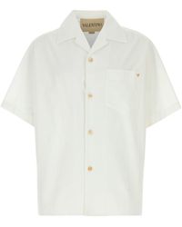 Valentino Garavani - White Poplin Shirt - Lyst