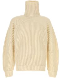 Mordecai - Ivory Wool Sweater - Lyst