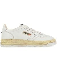 Autry - White Leather X Maison Mihara Yasuhiro General Scale Supvint Sneakers - Lyst