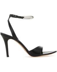 Isabel Marant - Leather High-Heeled Sandals 'Yluan' - Lyst