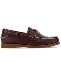 Sebago - Brown Leather Loafers - Lyst