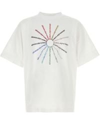 Alexander Wang - White Cotton Oversize T-shirt - Lyst