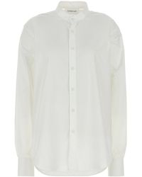 ARMARIUM - White Stretch Poplin Oversize Lavinia Shirt - Lyst